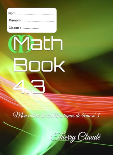 Math Book 4.3: Mon cahier de mathématiques de 4ème n°3 von Independently published